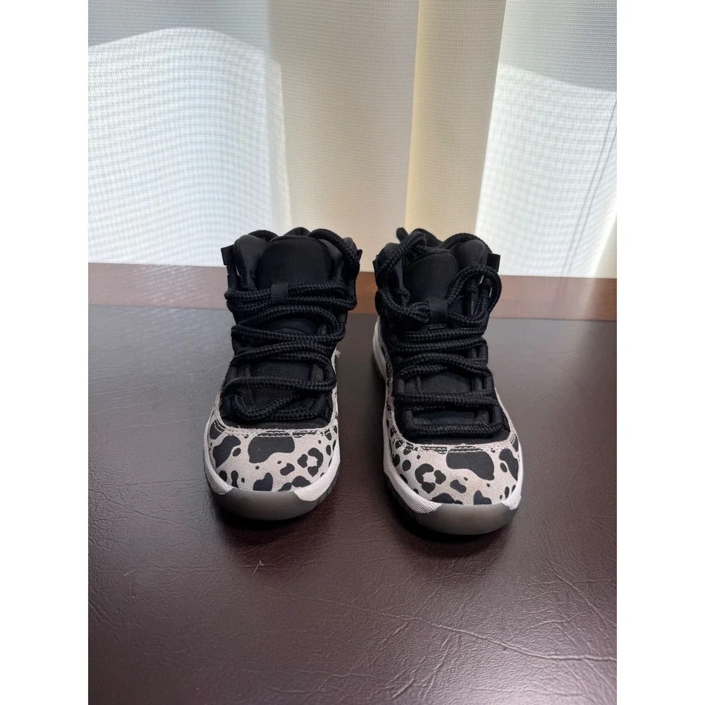 Jordan 11 Retro Animal Instinct Black White Kids AR0715-010